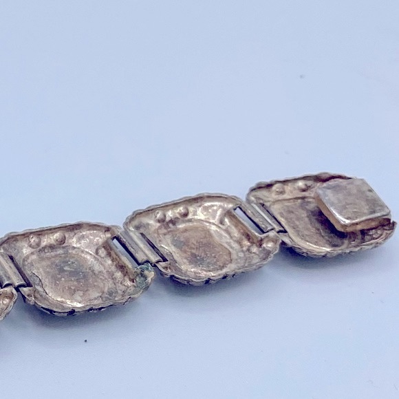 Vintage German Cities Coat Of Arms Silver Link Detailed Bracelet Size 6 3/4” - Picture 3 of 8